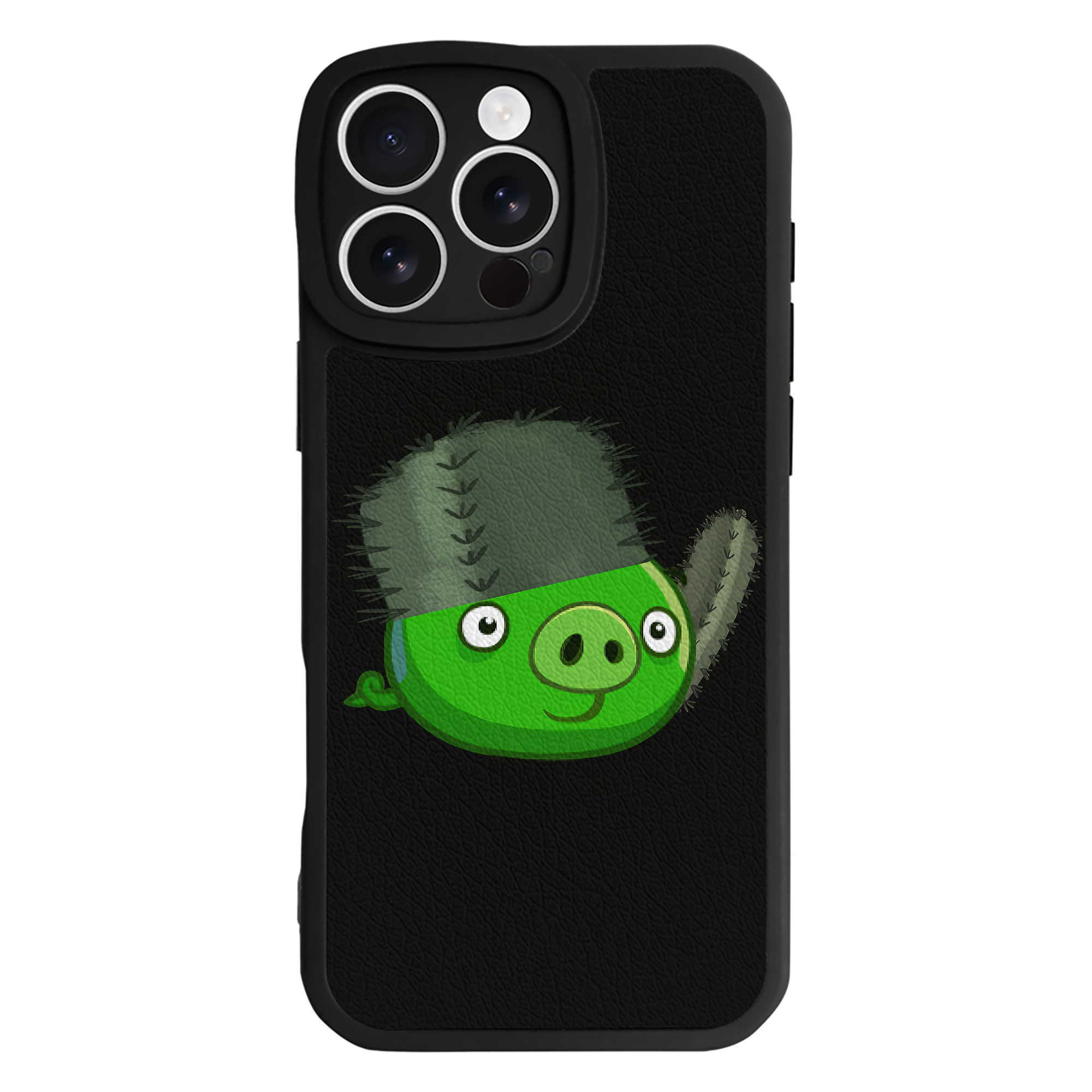 （画像用） Angry Birds アングリーバード 【iPhone 16シリーズ対応】シリコンスマホケース（レザー調） 材質：シリコン